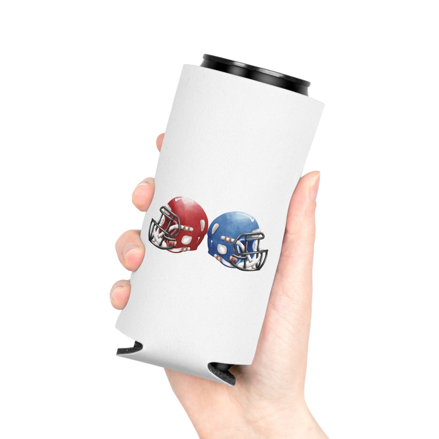 Game Day Can Cooler, Sports Team Drink Holder, Football Fan Gift, Tailgate Accessories, Party Beer Sleeve, Custom Cooler - TRV