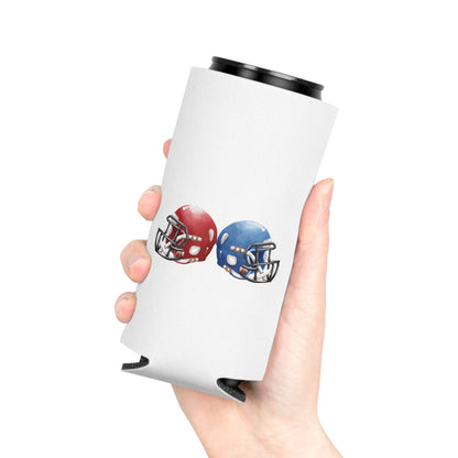Game Day Can Cooler, Sports Team Drink Holder, Football Fan Gift, Tailgate Accessories, Party Beer Sleeve, Custom Cooler - TRV