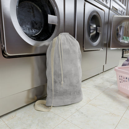 Monogram Initials Laundry Bag | Personalized Name, Canvas Drawstring - TRV