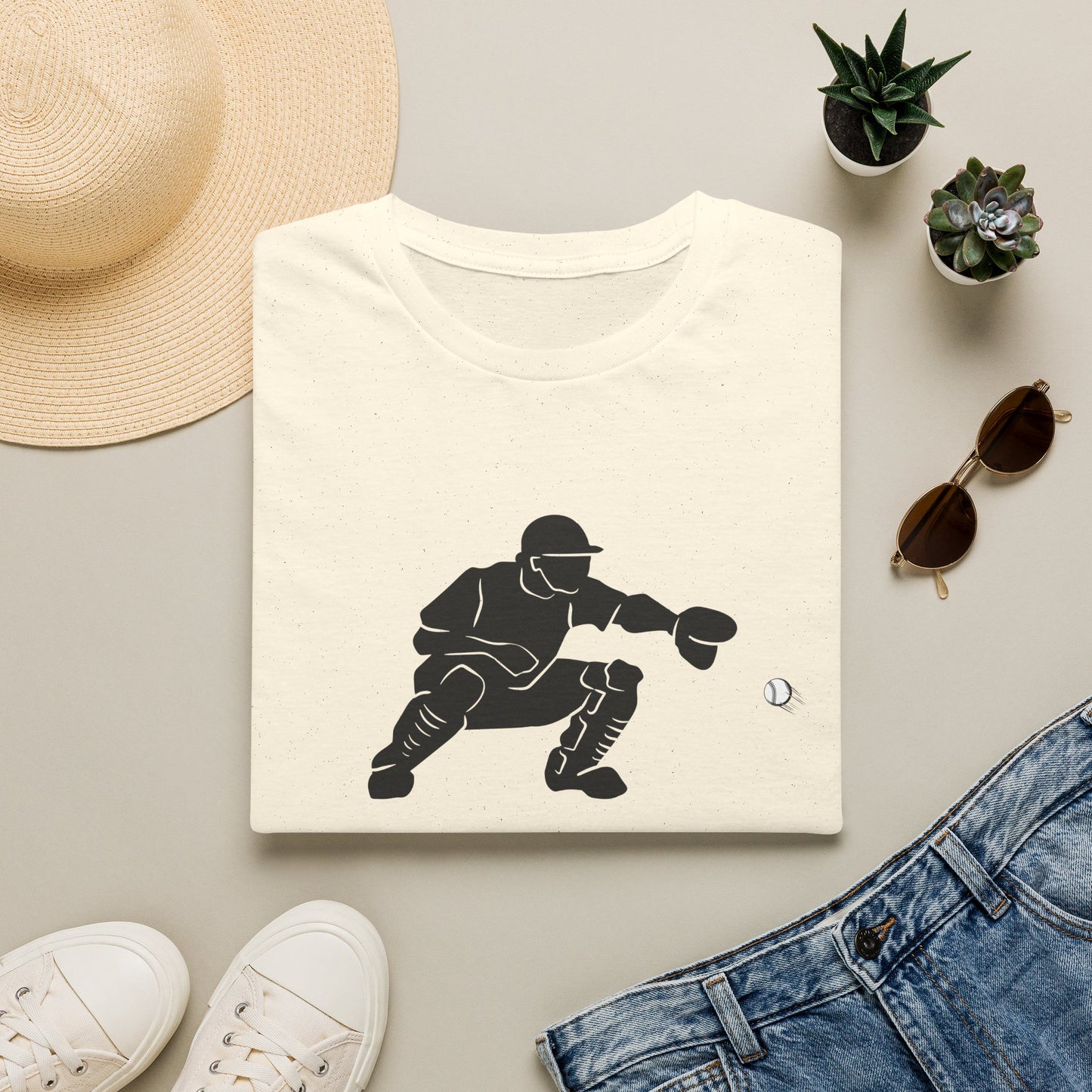 Baseball Catcher Unisex Softstyle T-Shirt, Sports Apparel, Gift for Athletes, Workout Gear, Casual Wear, Special Occasions