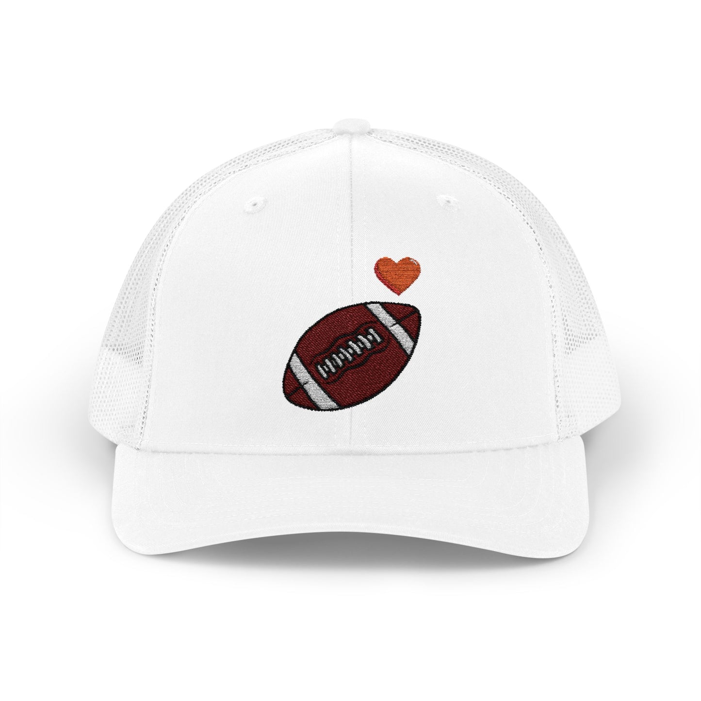 Football Love Snapback Trucker Cap, Sports Hat, Gift for Sports Fans, Casual Wear, Outdoor Activities - TRV