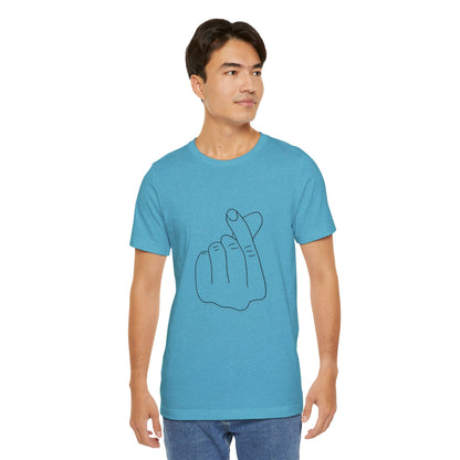 Minimalist Hand Sign Unisex Tee | Casual Everyday Wear | Perfect for Gift Givers
