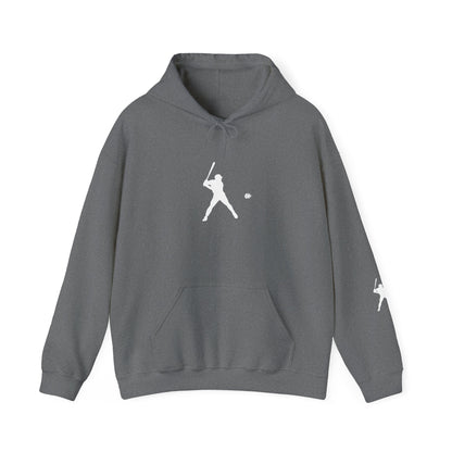 Sporty Unisex Baseball Hooded Sweatshirt, Casual Hoodie for Athletes, Perfect for Gifts, Comfy Streetwear, Ideal for Sports Events, Personal Use - TRV