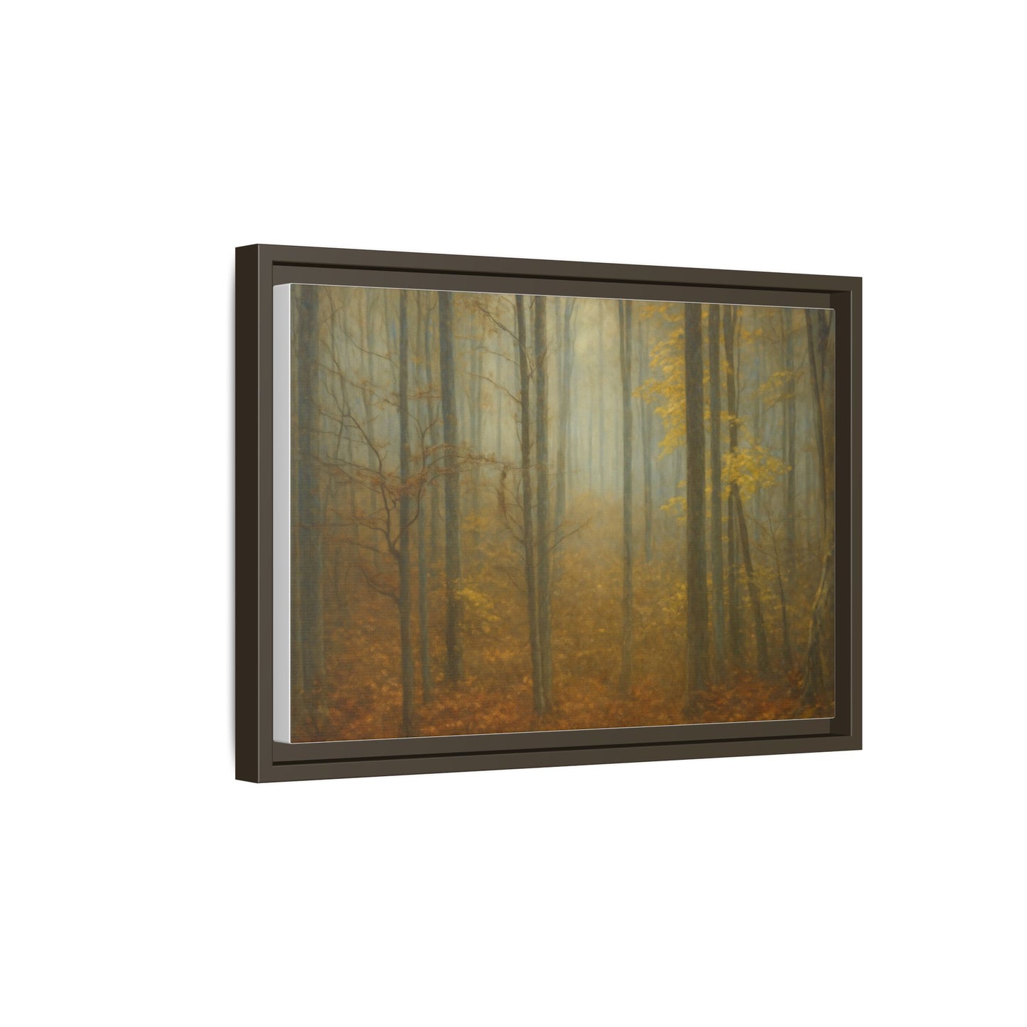 Framed Matte Canvas Art | Serenity in the Forest | Nature Wall Decor, Home Gallery, Cozy Living Room, Gift for Nature Lovers - TRV