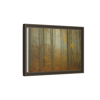 Framed Matte Canvas Art | Serenity in the Forest | Nature Wall Decor, Home Gallery, Cozy Living Room, Gift for Nature Lovers - TRV