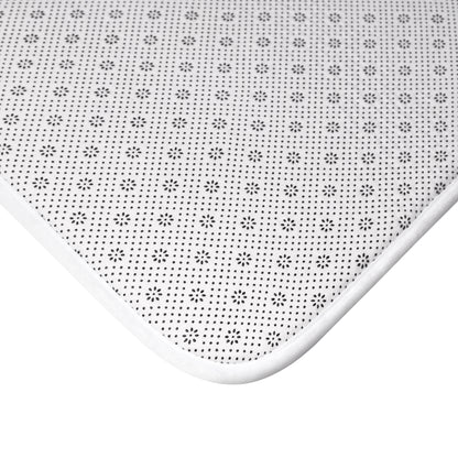 Neutral Watercolor Abstract Bath Mat | Earth Tone Bathroom Rug