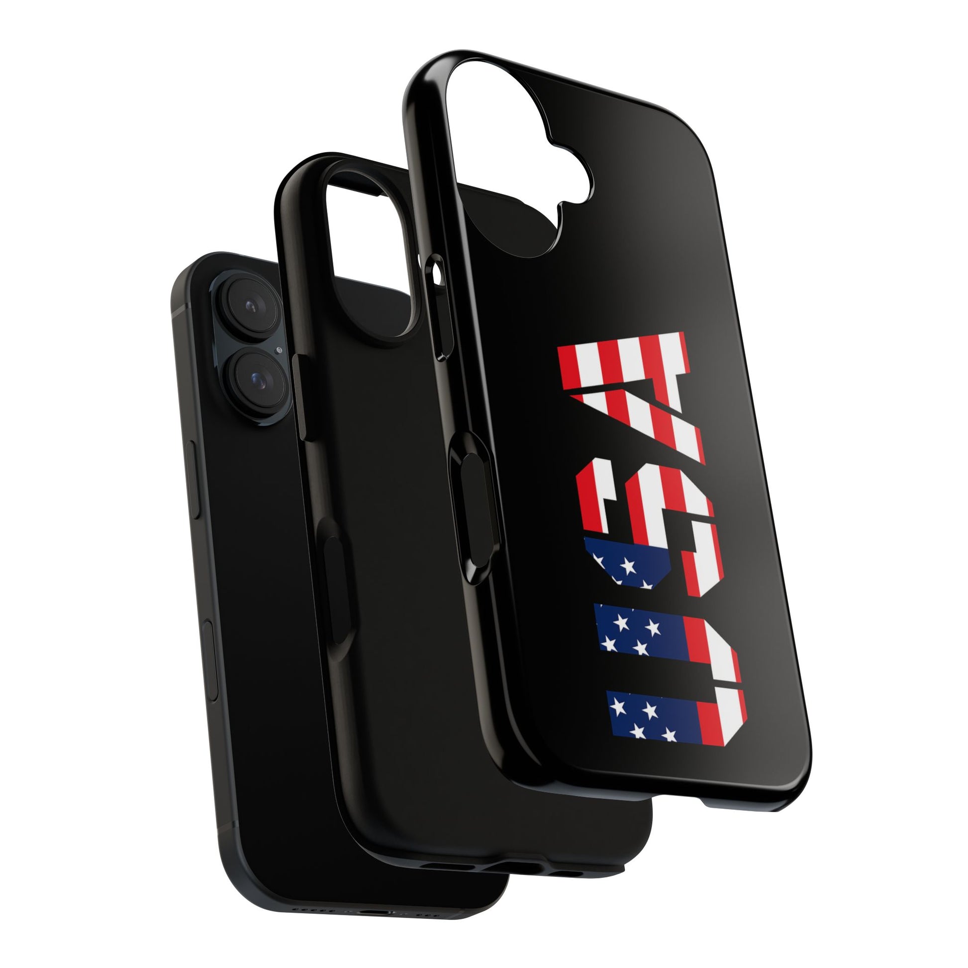 USA Flag Phone Case, Tough Phone Cover, Patriotic Gift, Independence Day Accessory, American Pride Mobile Case - TRV