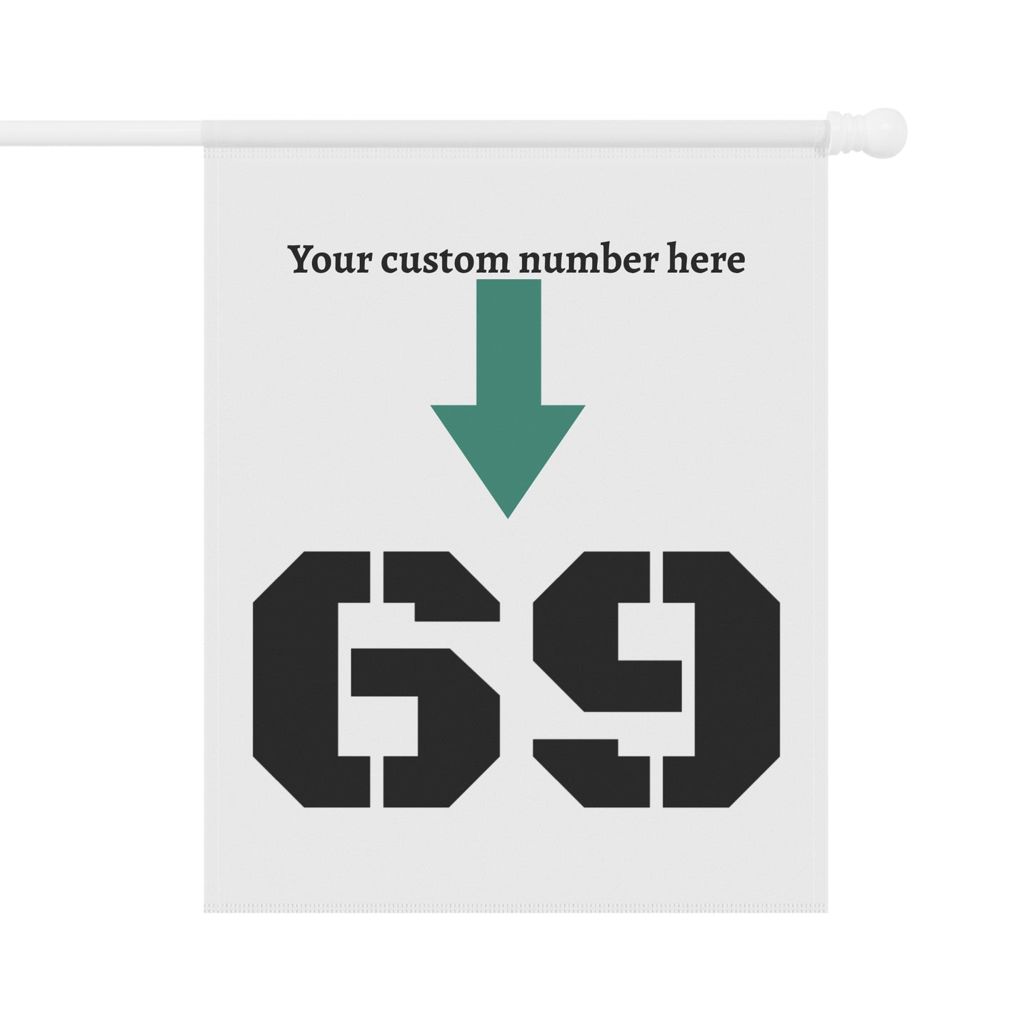 Customizable Garden Banner | Personalized House Decor | Outdoor Signage, Garden Party Decoration, Home Entrance Banner, Custom Number [...] - TRV