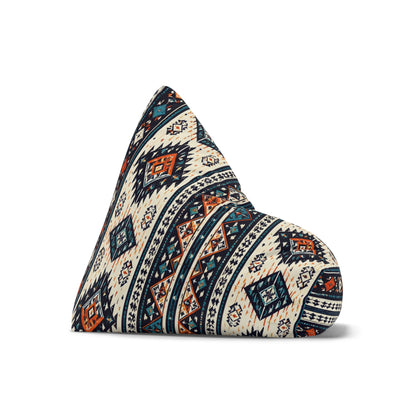 Southwestern Aztec Pattern Bean Bag Chair Cover | Tribal Geometric Boho