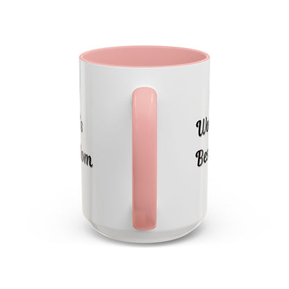 World's Best Mom Accent Coffee Mug - 11oz & 15oz - Perfect Gift for Mother's Day