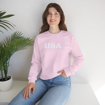 Cozy USA Unisex Crewneck Sweatshirt | Perfect Layering Piece for Every Season | Great Gift for Him/Her | Trendy Style for Casual Outings