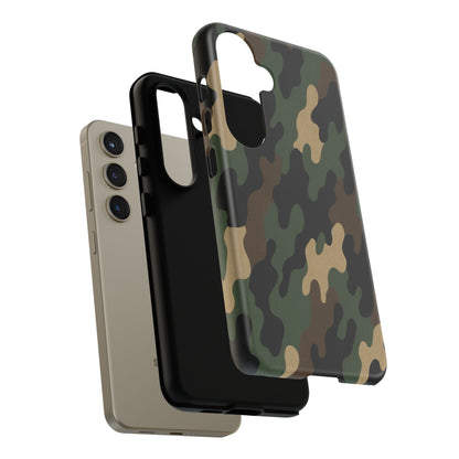 Camouflage Phone Case, Tough Cases, Military Style, Unique Phone Accessories, Gift for Him, Durable Phone Cover - TRV