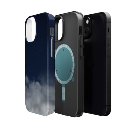 Night Sky Magnetic Impact-Resistant Phone Case — Foggy Cloud Design