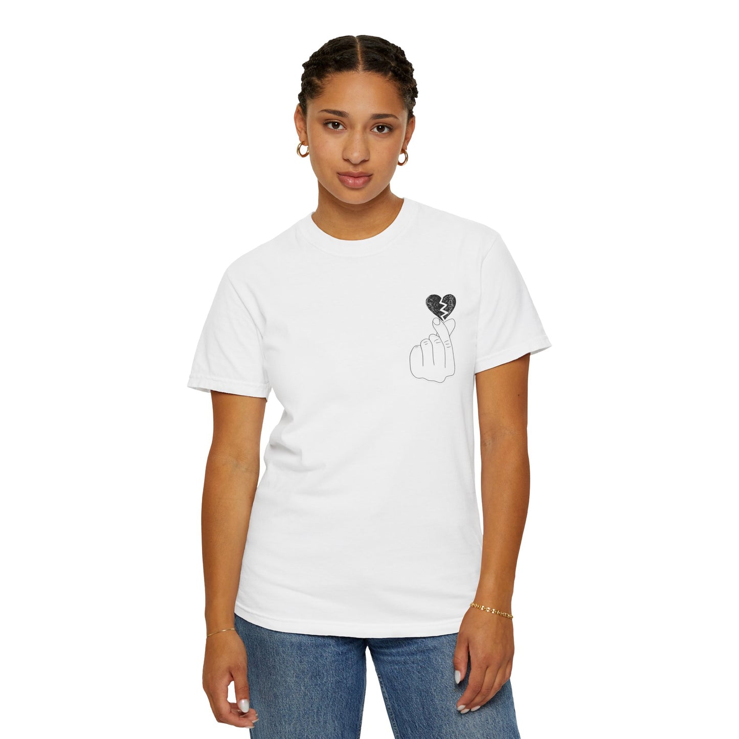 Heartbreak Unisex Garment-Dyed T-Shirt - Trendy Casual Tee for Self-Expression