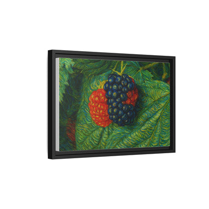 Van Gogh Style Blackberry Canvas Art, Framed Wall Decor, Botanical Print, Summer Home Decor, Gift for Garden Lovers - TRV