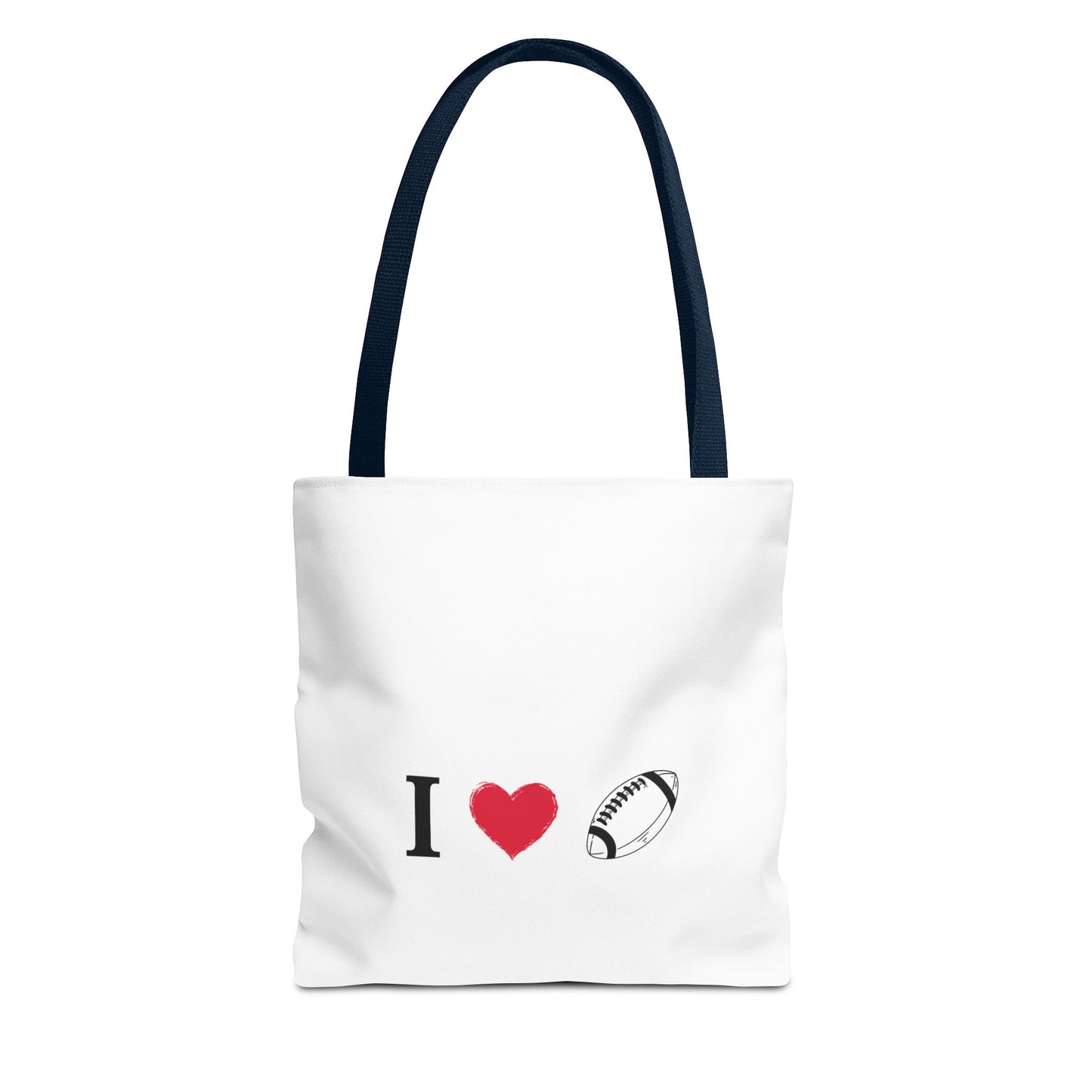 Football Lover's Tote Bag - Perfect for Game Day, Sports Events, Gifts for Fans, Eco-Friendly Carryall, Personal Use, Travel Bag - TRV