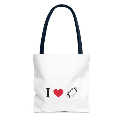 Football Lover's Tote Bag - Perfect for Game Day, Sports Events, Gifts for Fans, Eco-Friendly Carryall, Personal Use, Travel Bag - TRV