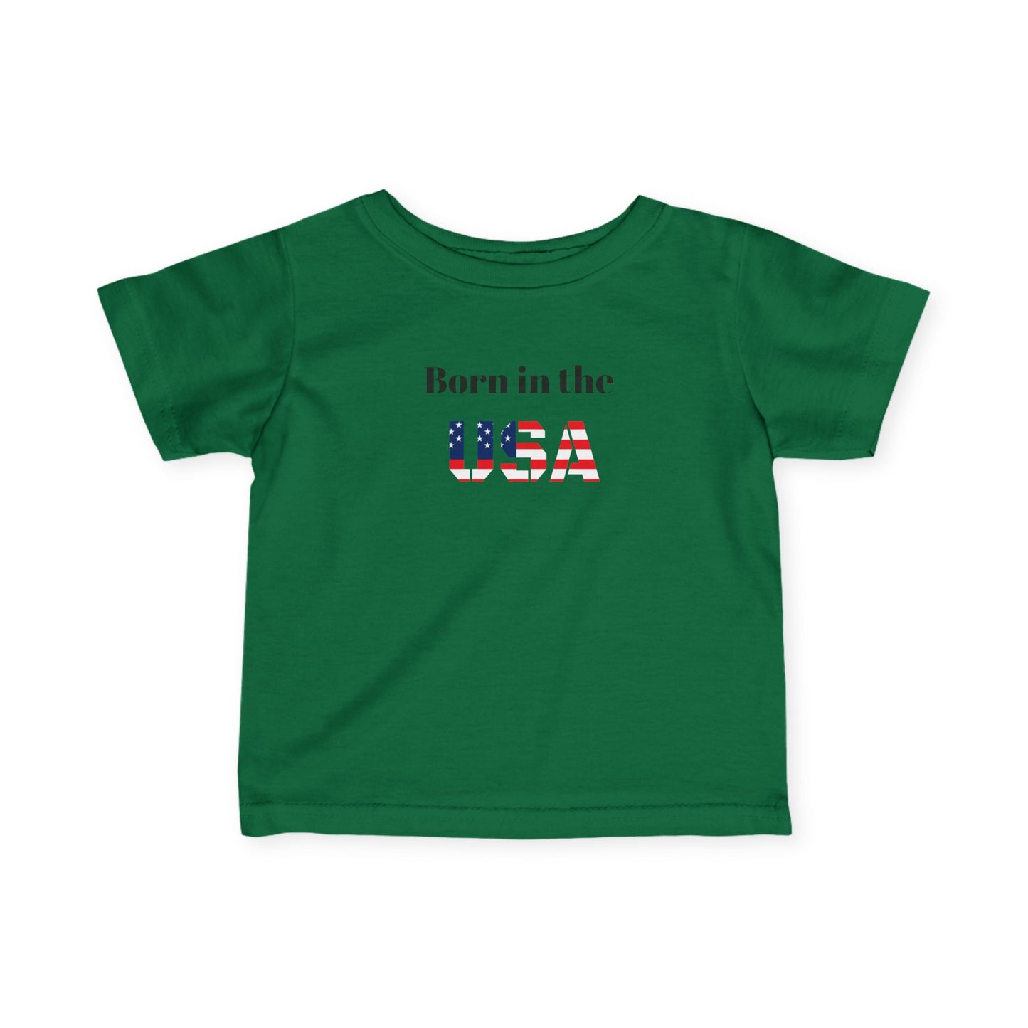 Patriotic Infant Tee - Born in the USA Apparel, Baby Gifts, 4th of July Outfit, Newborn Clothing, Toddler Shirt, Independence Day