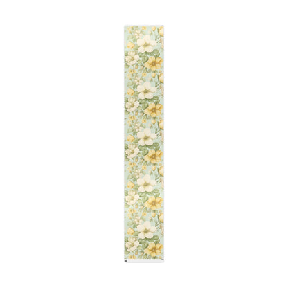 Floral Lemon Wrap — Citrus Blossom Wrapping Paper Roll