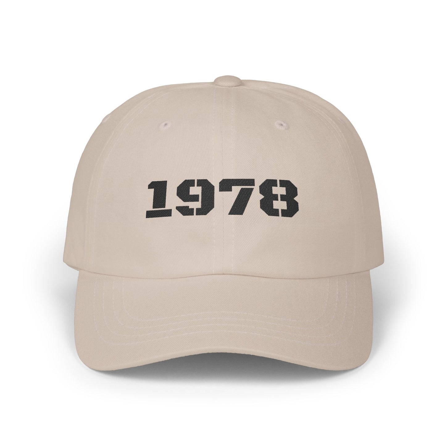 Vintage 1978 Dad Cap, Classic Cap for Fathers, Gift for Dad, Father's Day, Casual Style, Adjustable Hat - TRV
