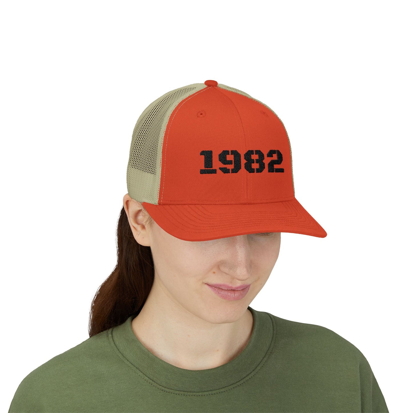 Vintage 1982 Snapback Trucker Cap, Retro Cap, Custom Hat, Gift for Him, Birthday Gift, Dad Hat, Casual Wear - TRV