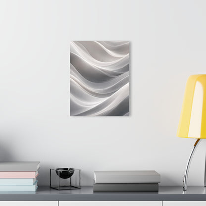 Abstract White Wave Acrylic Print | Wall Art
