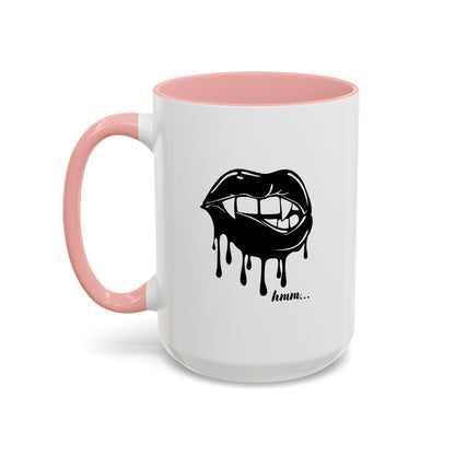 Vampire Lip Accent Coffee Mug - 11oz & 15oz - Unique Halloween Gift