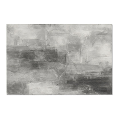 Modern Abstract Area Rug, Boho Home Decor, Soft Indoor Carpet, Living Room Textile, Neutral Tones for Minimalist Spaces - TRV