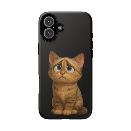 Cute Cat Phone Case, Adorable Kitty Cover, Pet Lover Gift, Unique Animal Design, Customizable Mobile Case - TRV