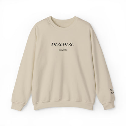 mama sweatshirt | simple script mom pullover - TRV