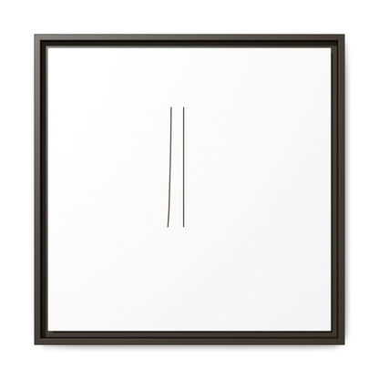 Minimal Line Art | Matte Canvas Framed