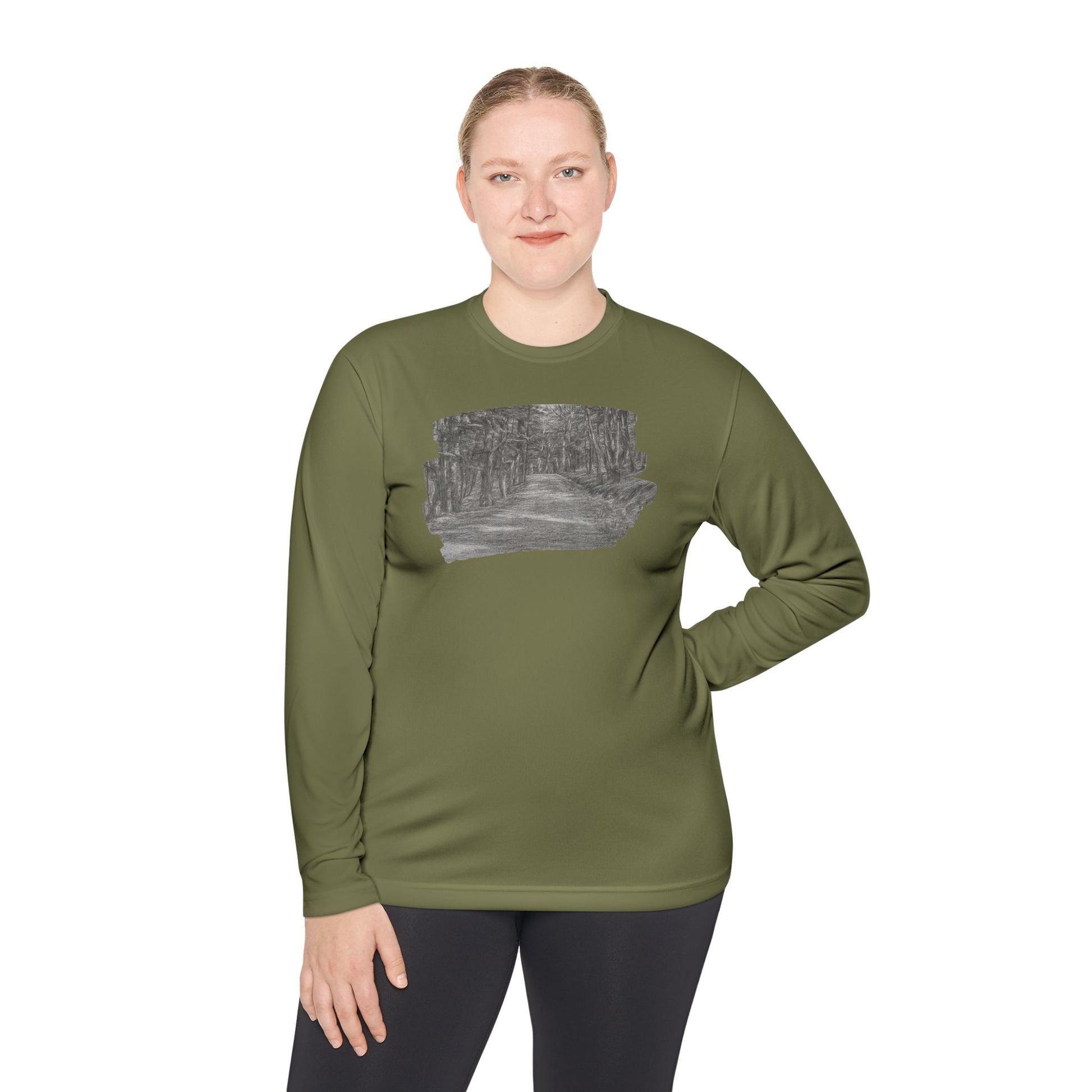 Unisex Long Sleeve Tee - Nature Inspired Design, Comfortable Graphic Shirt for Outdoor Lovers, Casual Wear, Gift for Nature [...] - TRV