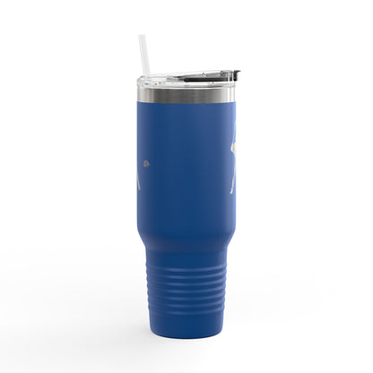 Baseball Player Insulated Travel Mug - 40oz, Sports Enthusiast Gift, Coffee Cup, Active Lifestyle, Personalized Mug, Custom Travel Tumbler - TRV