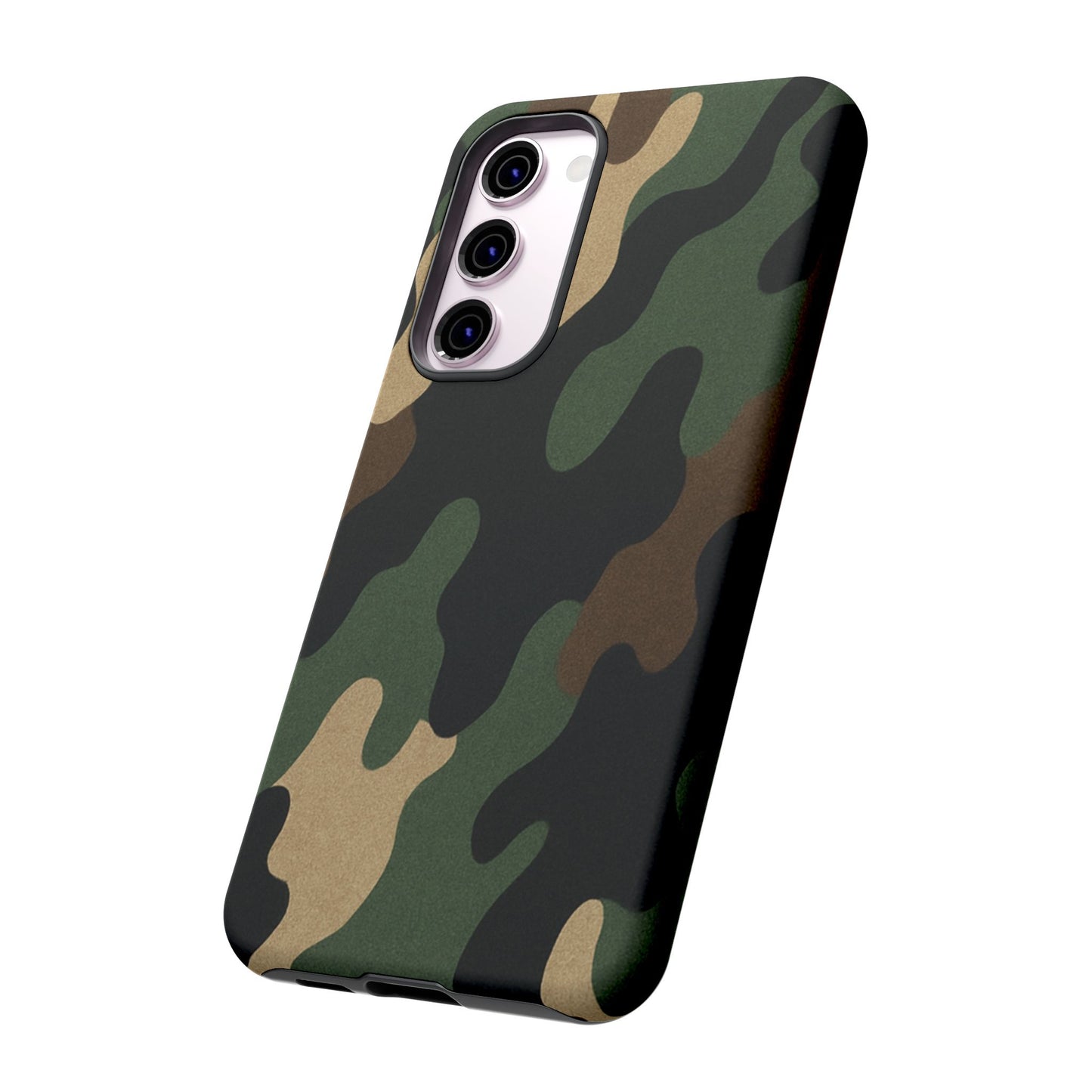 Camouflage Phone Case, Tough Phone Cover, Military Style Accessory, Protective Case for Men, Gifts for Soldiers - TRV