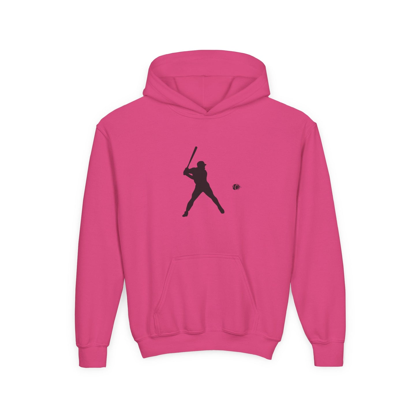 Baseball Themed Youth Hoodie, Sports Sweatshirt, Kids Gift, Youth Apparel, Baseball Fan Gear, Athletic Hoodie