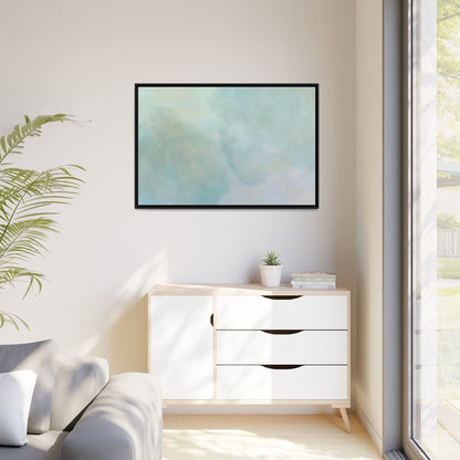 Soft Abstract Pastel Watercolor Matte Canvas