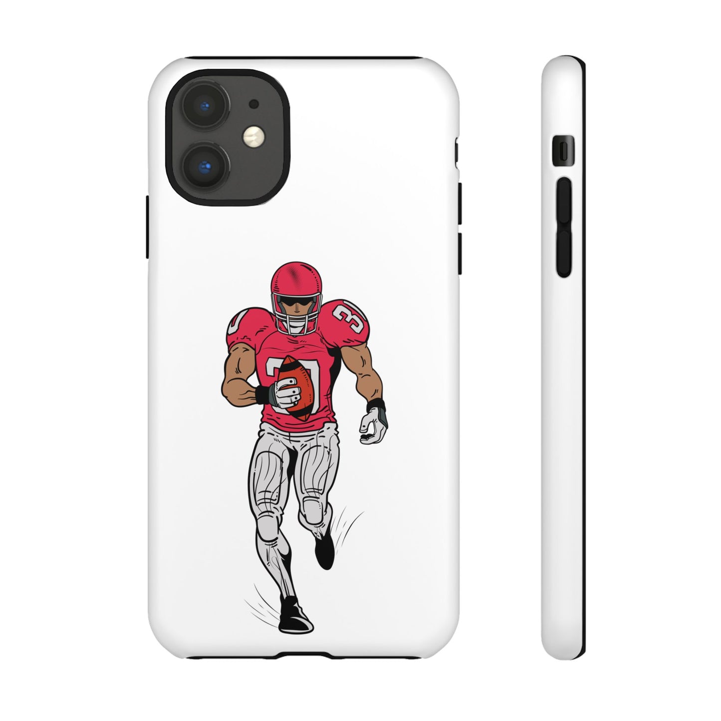 Football Player Tough Case, Sports Phone Cover, Athlete Gift, Tough Phone Case, Fall Sports, Football Lover's Accessory - TRV