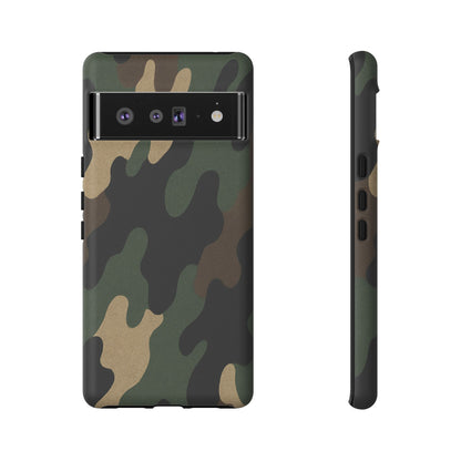Camouflage Phone Case, Tough Phone Cover, Military Style Accessory, Protective Case for Men, Gifts for Soldiers - TRV
