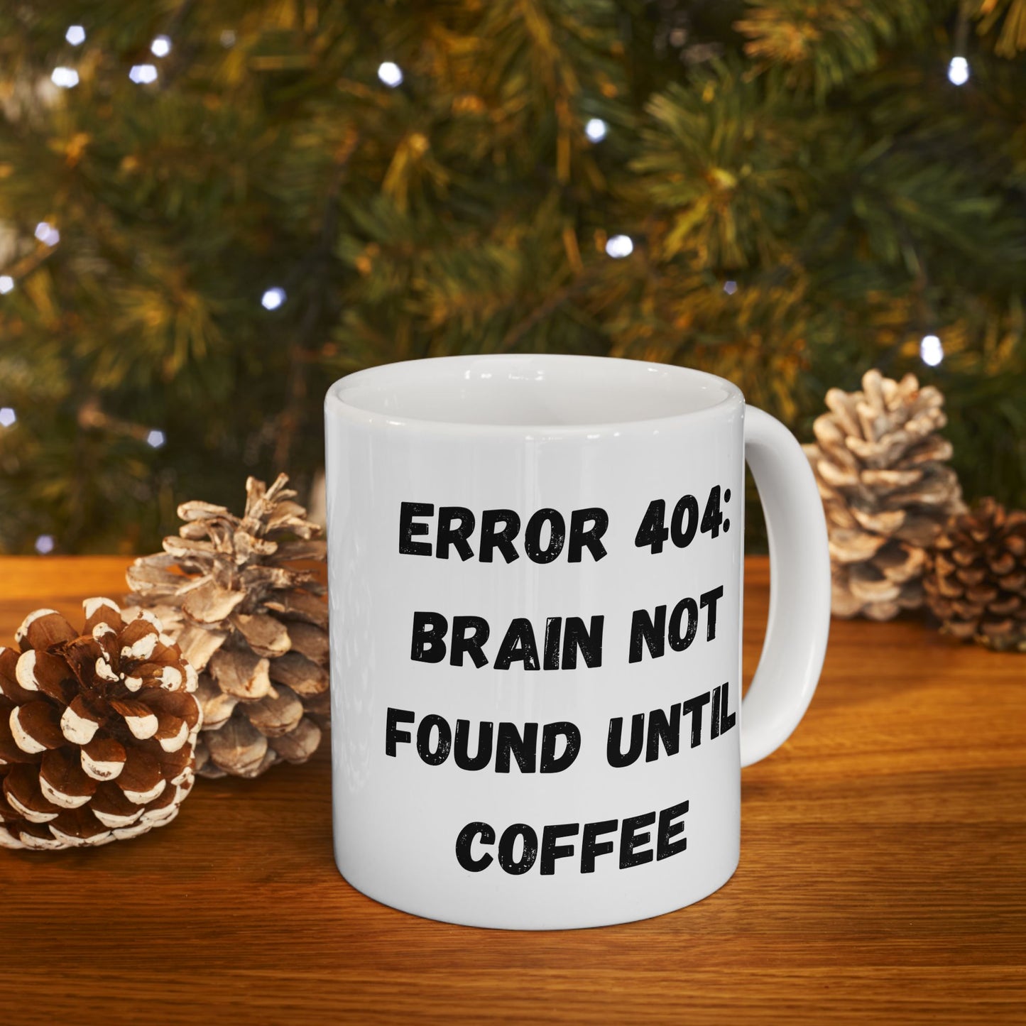 Funny Error 404 Ceramic Mug - Perfect Gift for Tech Lovers - TRV