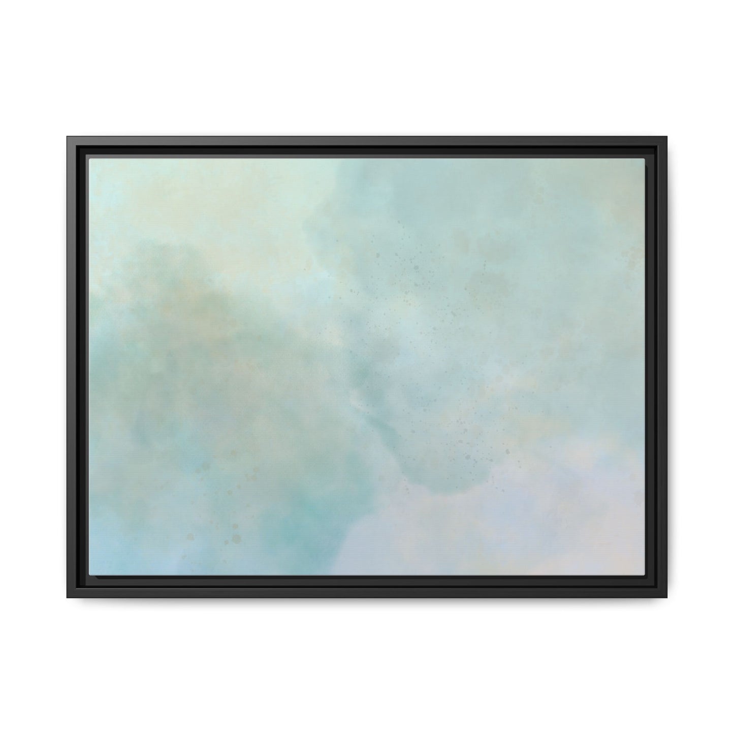 Soft Abstract Pastel Watercolor Matte Canvas