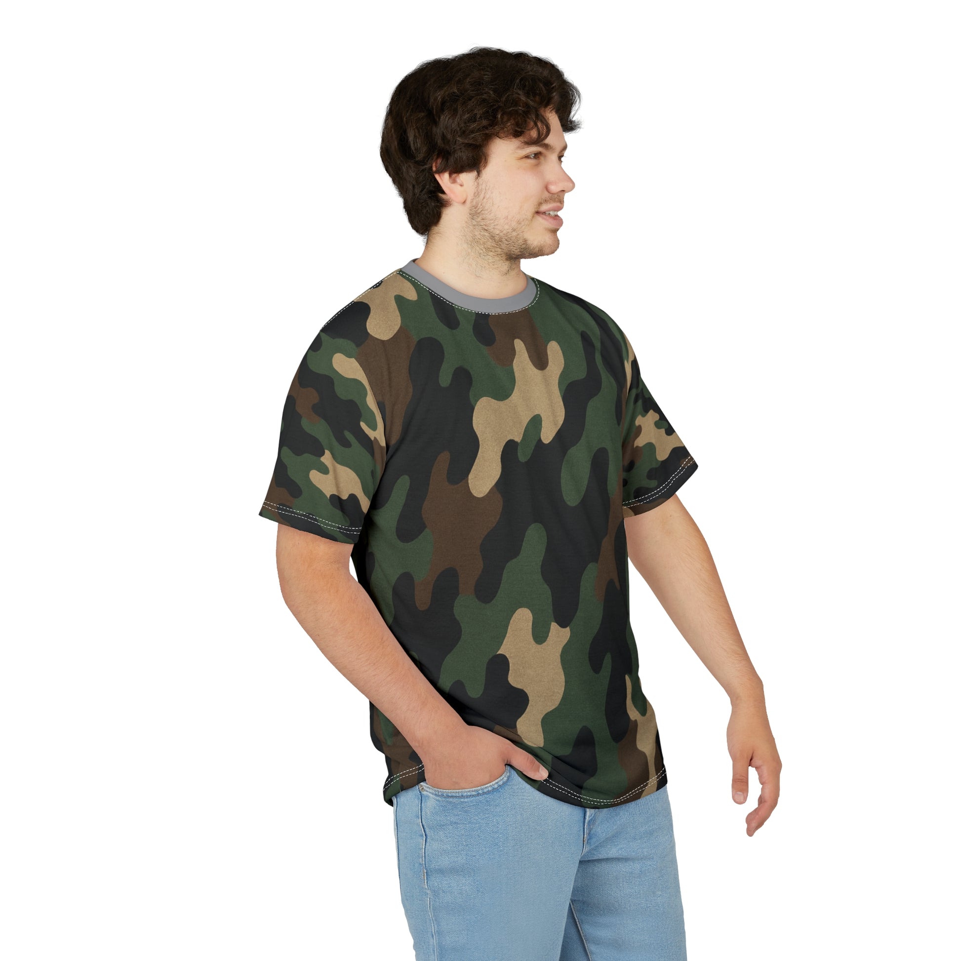 Camo Unisex Tee - Comfortable All-Occasion Apparel | Casual Everyday Wear, Outdoor Adventure Shirt, Gift for Him, Her, and Teens - TRV