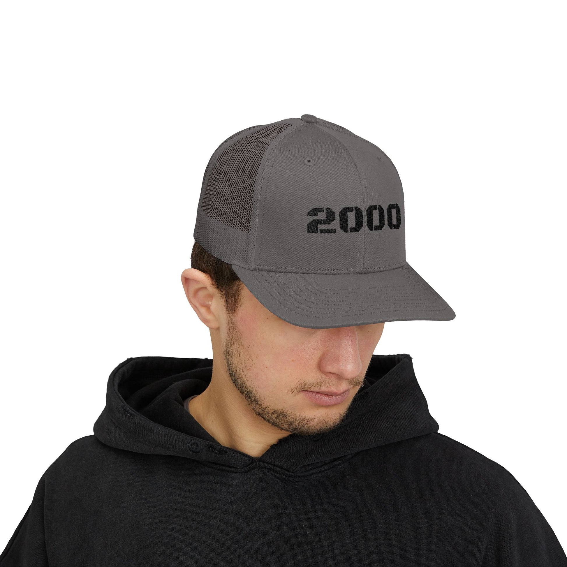2000 Vintage Snapback Trucker Cap, Retro Baseball Hat, Birthday Gift, Stylish Outdoors Hat, 90s Nostalgia Cap - TRV