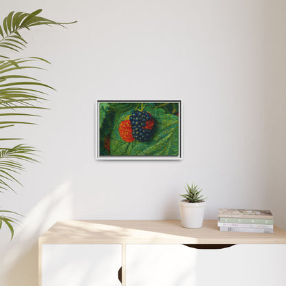 Van Gogh Style Blackberry Canvas Art, Framed Wall Decor, Botanical Print, Summer Home Decor, Gift for Garden Lovers - TRV