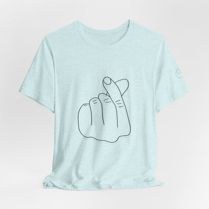Minimalist Hand Sign Unisex Tee | Casual Everyday Wear | Perfect for Gift Givers