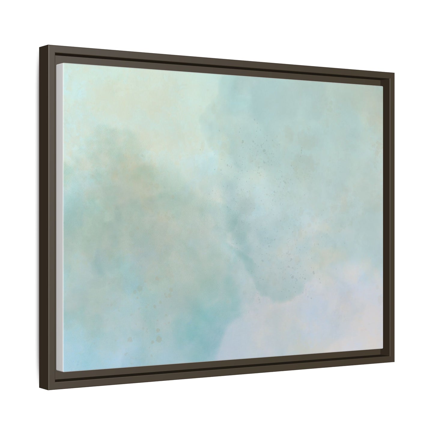 Soft Abstract Pastel Watercolor Matte Canvas