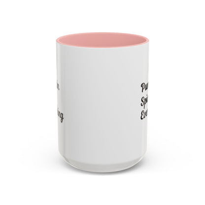 Pumpkin Spice Everything Accent Coffee Mug — Fall Seasonal 11/15oz