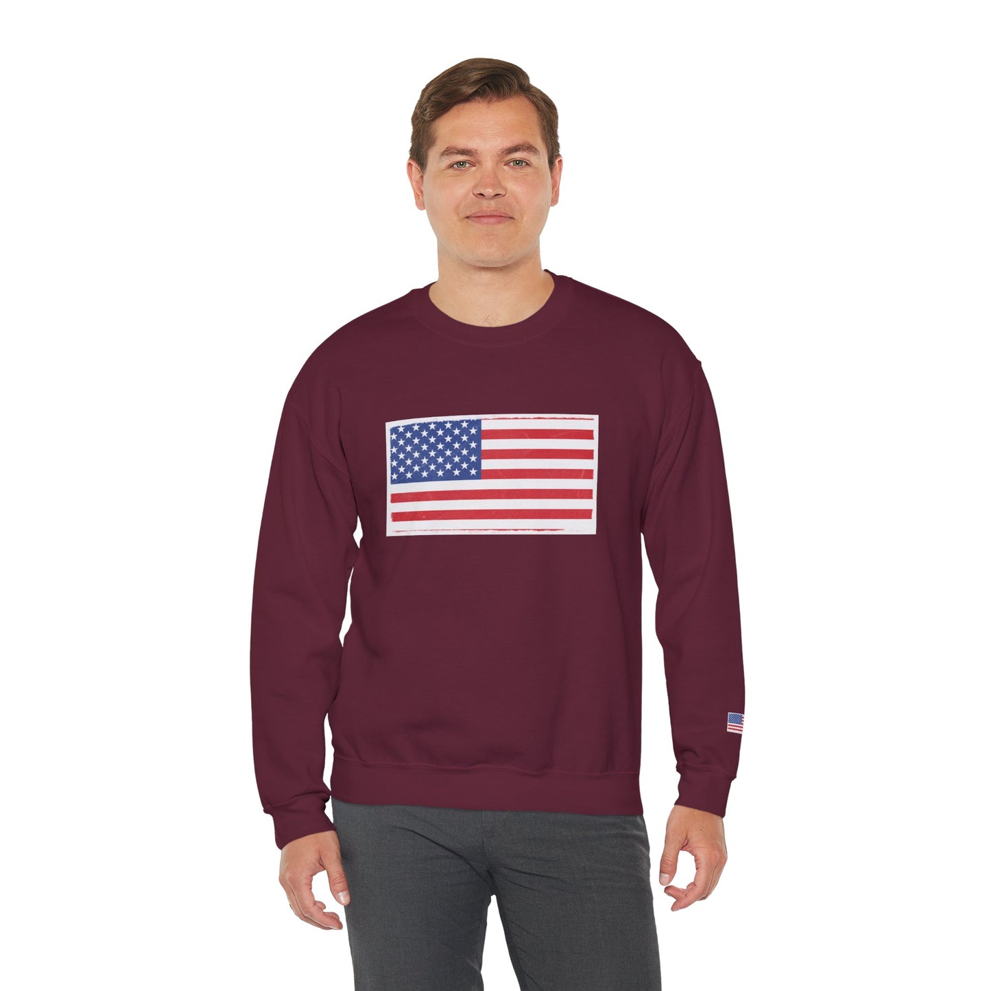 American Flag Unisex Crewneck Sweatshirt | Cozy Patriotic Sweater | Perfect for Independence Day, Casual Wear, Gifts for Him/Her, [...]