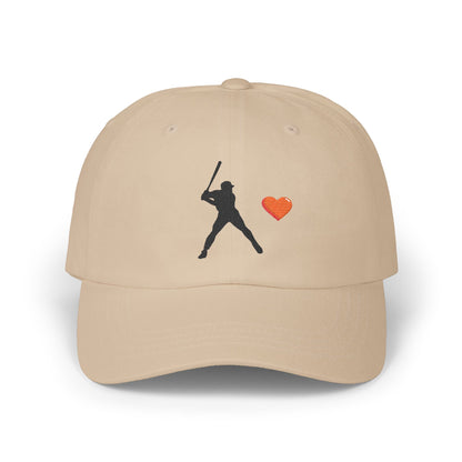 Baseball Love Dad Cap - Perfect Gift for Sports Dads, Father's Day, Casual Wear, Summer Style, Stylish Baseball Hat - TRV