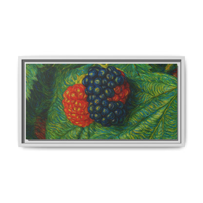 Van Gogh Style Blackberry Canvas Art, Framed Wall Decor, Botanical Print, Summer Home Decor, Gift for Garden Lovers - TRV