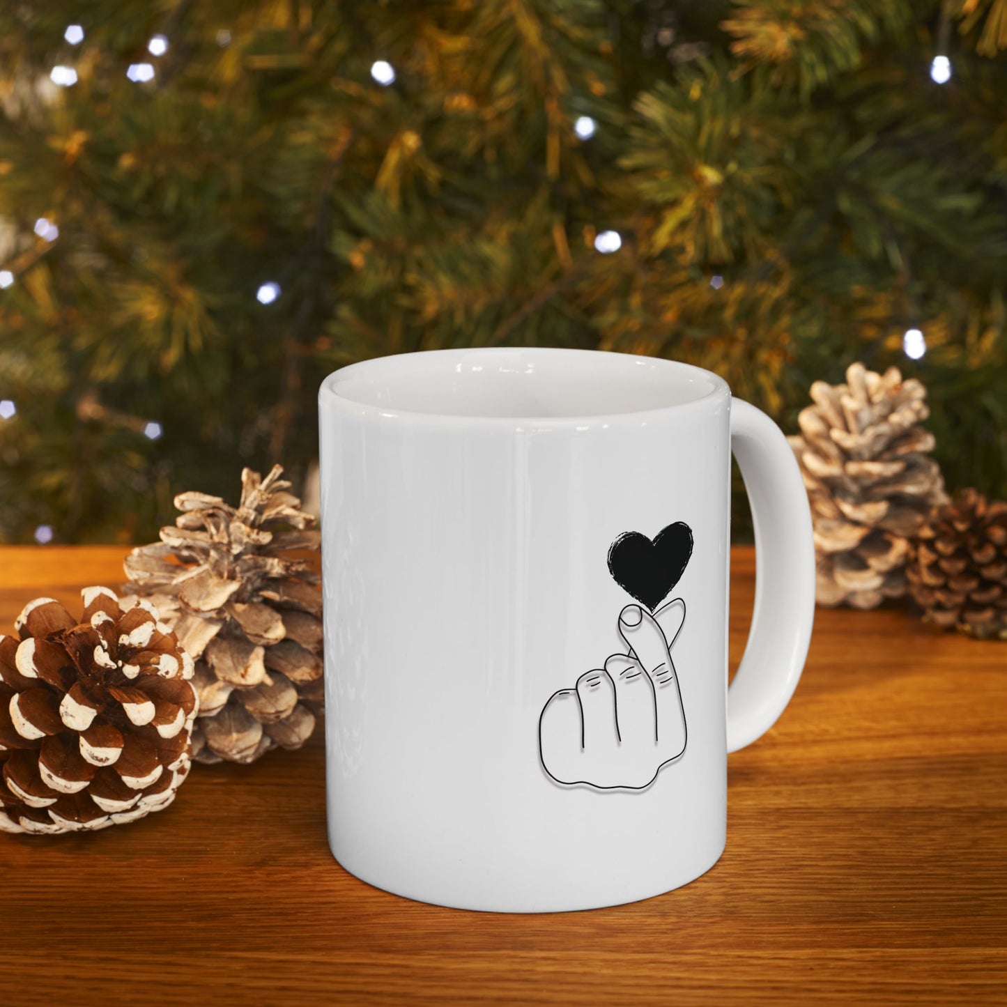 Heartwarming Ceramic Mug for Coffee Lovers - 11oz & 15oz